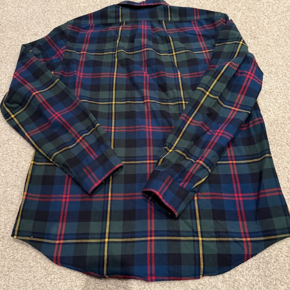 Polo by Ralph Lauren Classic Fit Plaid Oxford Shirt Men's Size L 100% Co… - Picture 3 of 7